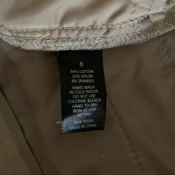 Willi Smith Khaki Wide Leg Dress Pants Size 8 - Picture 6 of 6